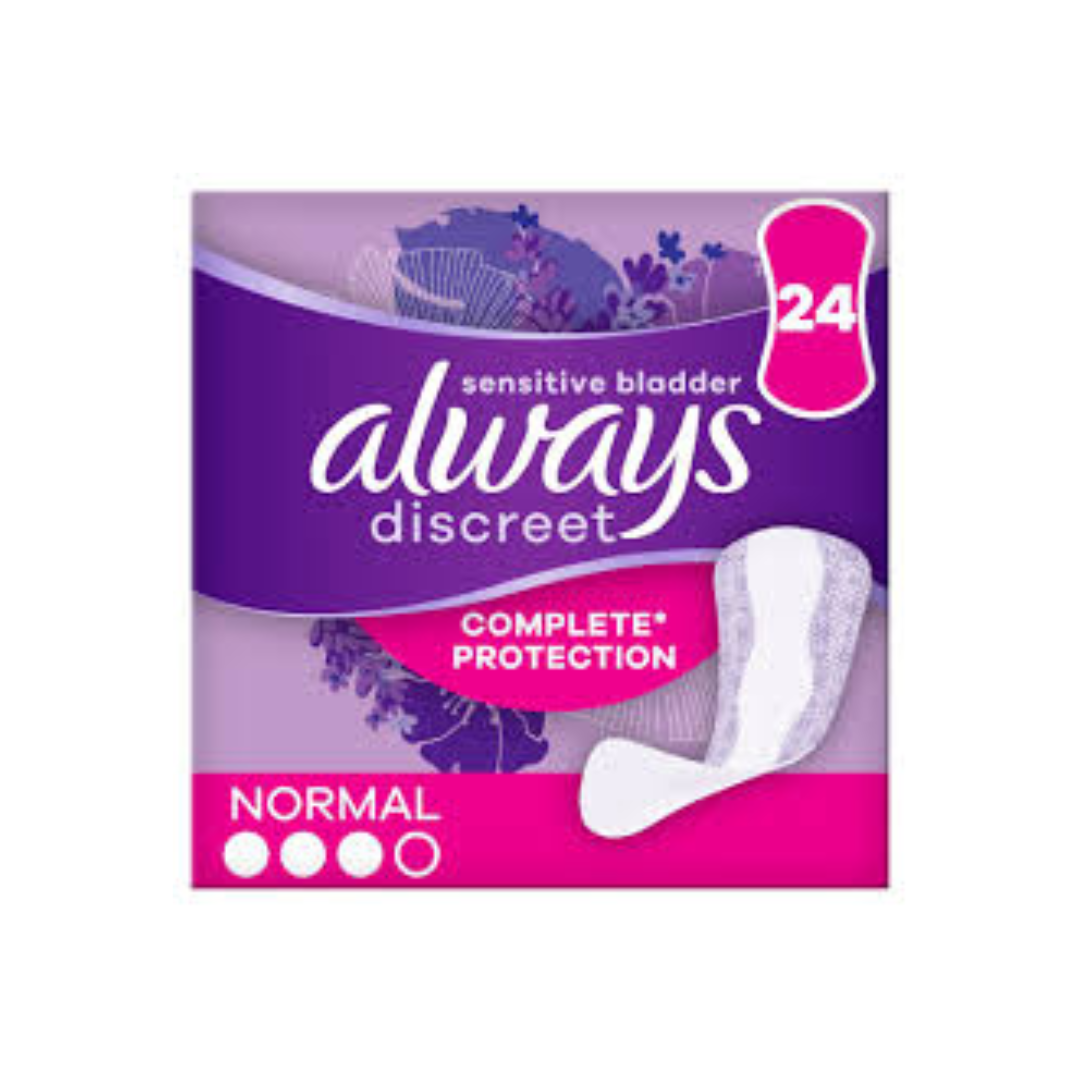ALWAYS DISCREET LINERS 24S