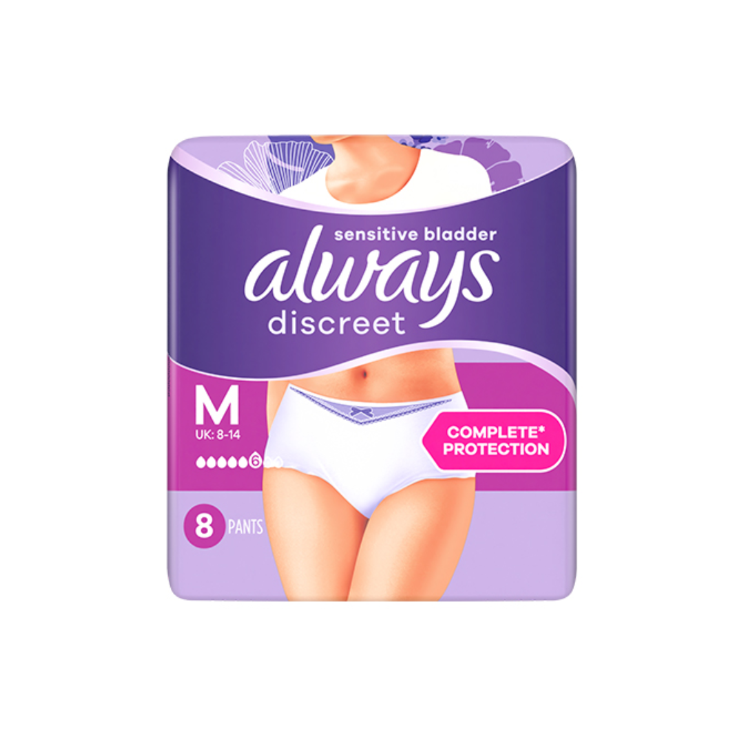 ALWAYS DISCREET PANTS HEAVY MEDIUM 8CT