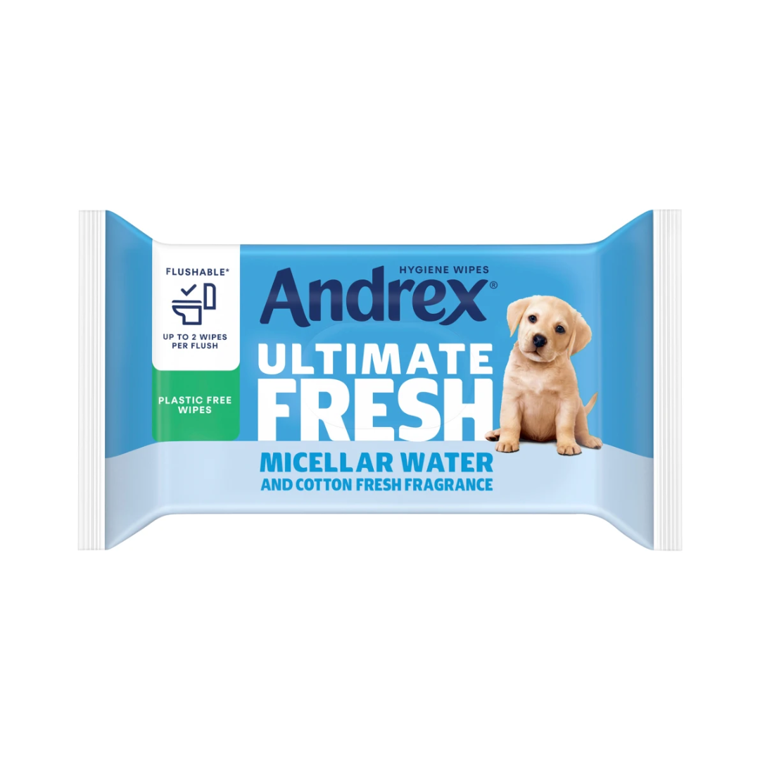 ANDREX ULTMATE FRSH WIPES MICELLAR WATER 36 WIPES