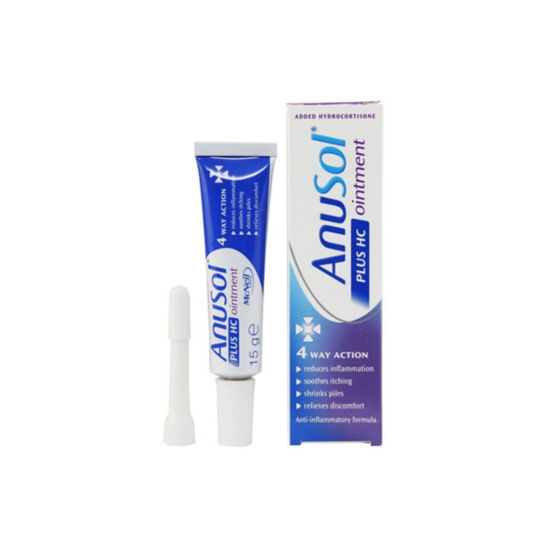 ANUSOL PLUS HC OINTMENT 15GM