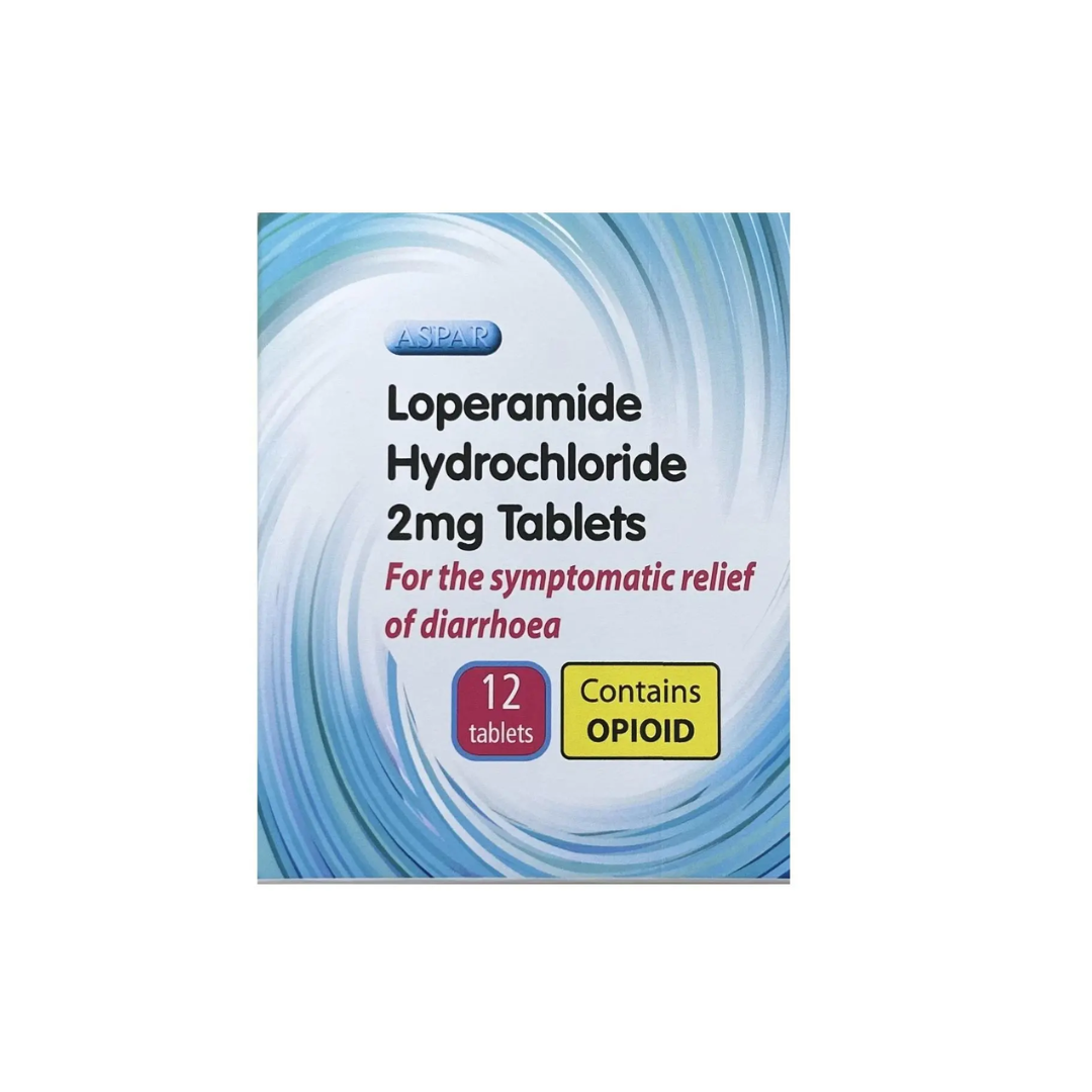 ASPAR LOPERAMIDE 2MG TABLETS 12S