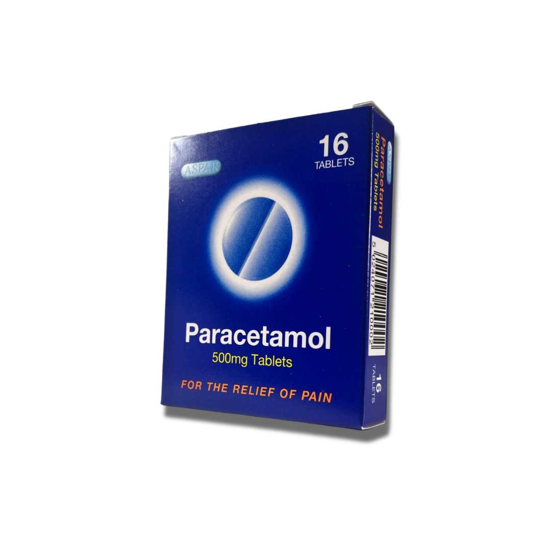 ASPAR PARACETAMOL 500MG TABLETS 16S