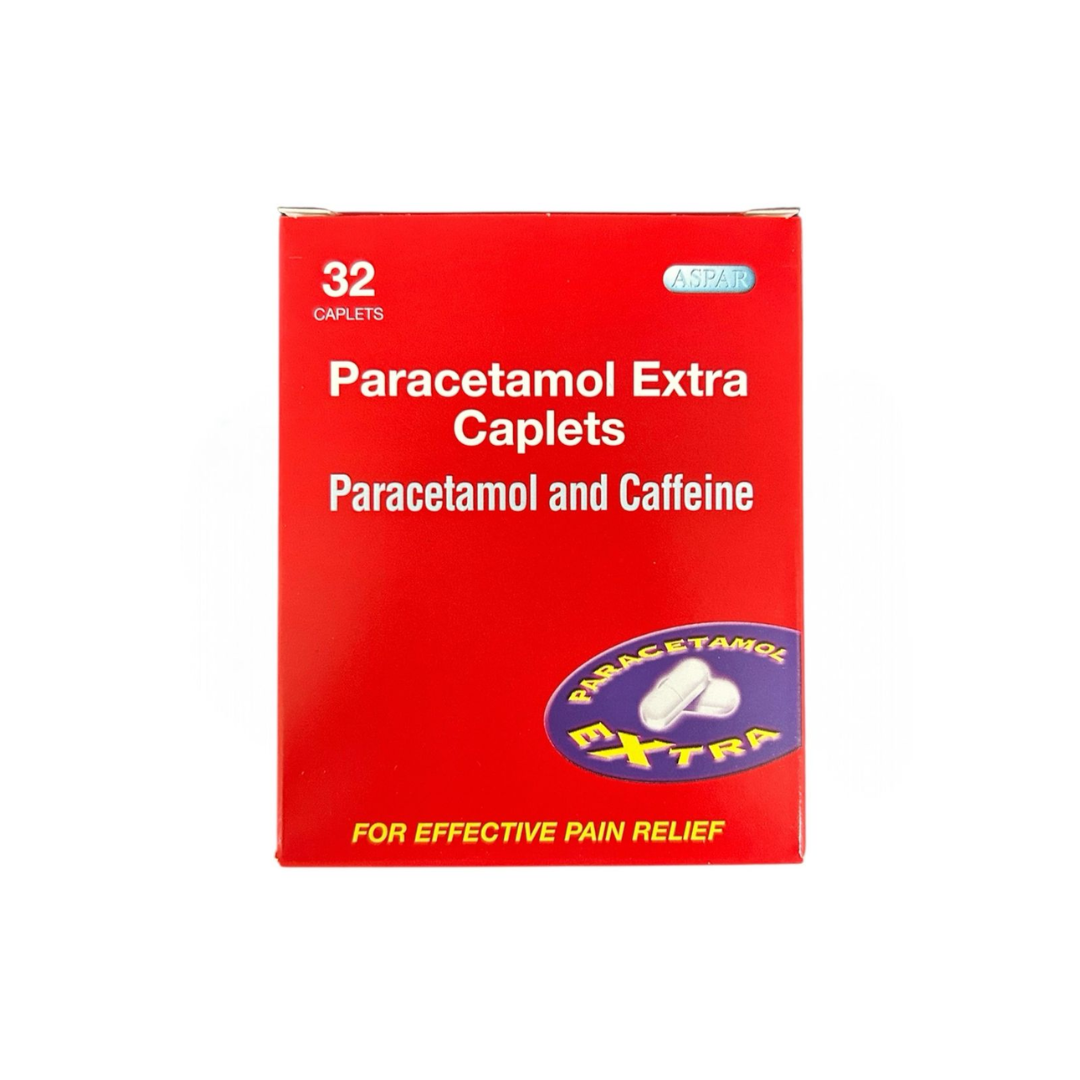 ASPAR PARACETAMOL EXTRA CAFN 500/65MG 32 CAPS