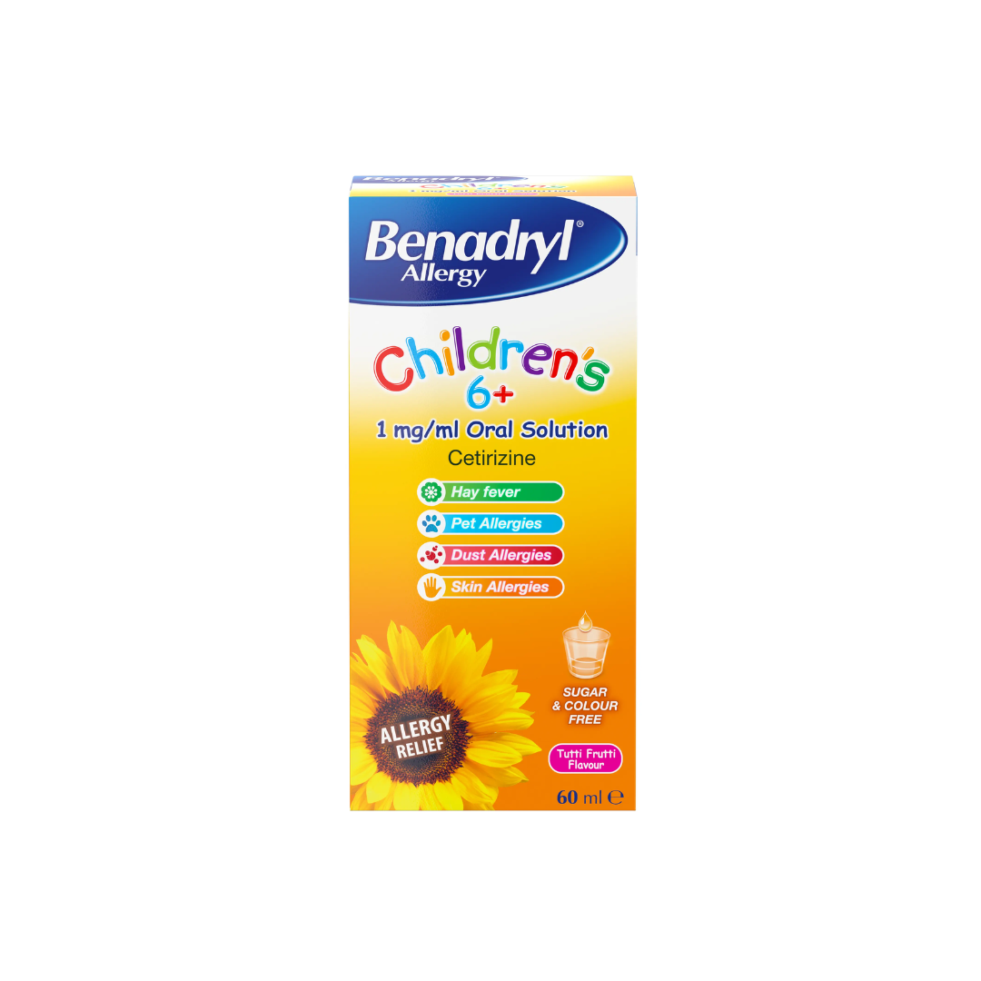 BENADRYL ALLERGY CHILDREN SYRUP 60ML
