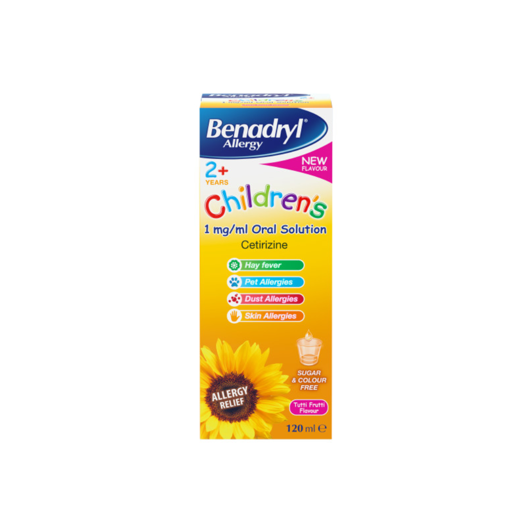 BENADRYL ALLERGY CHILDREN SYRUP 120ML