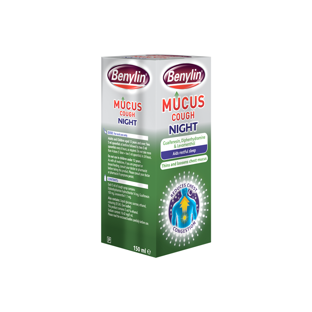 BENYLIN MUCUS COUGH NIGHT 150ML