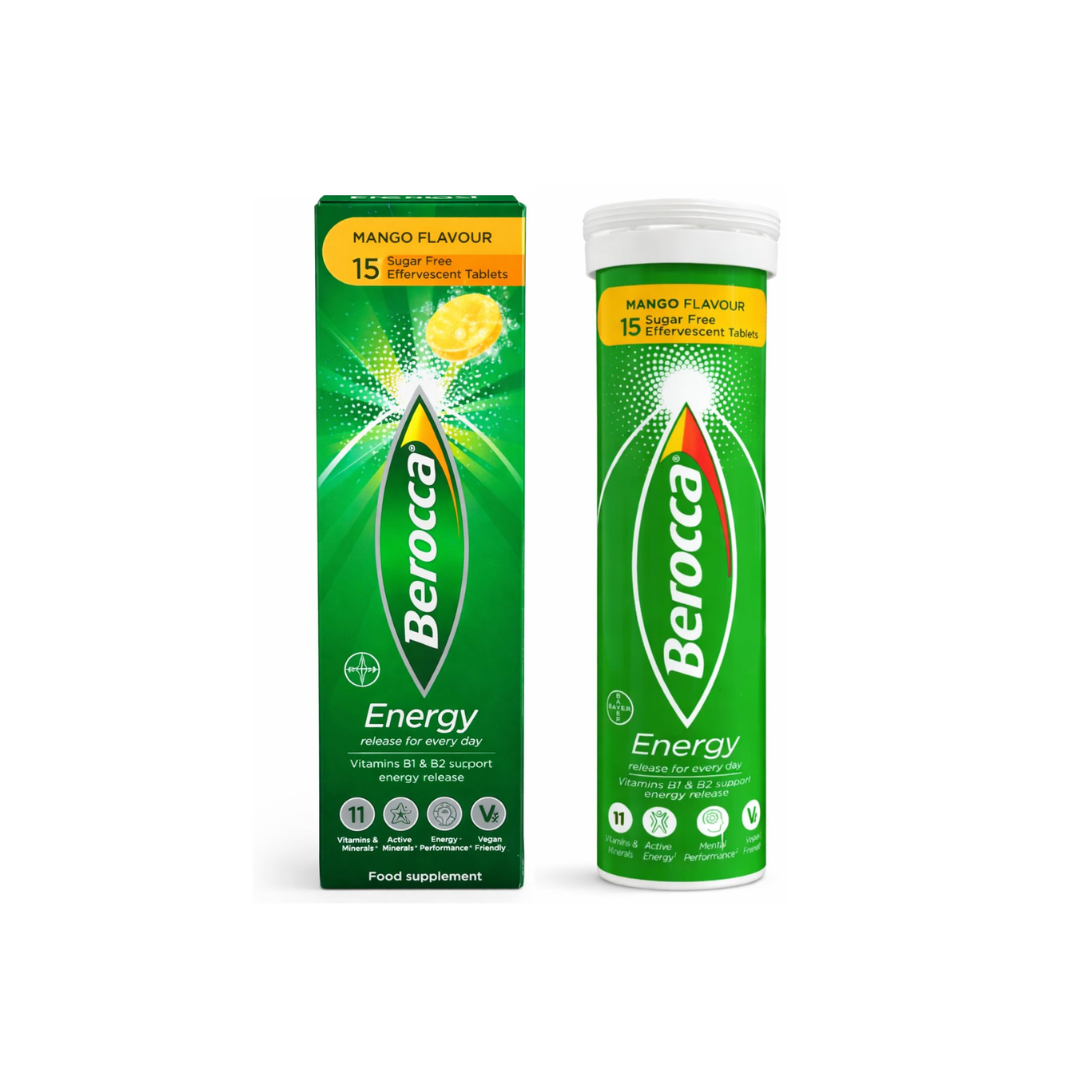 BEROCCA MANGO EFFERVESCENTS 15S