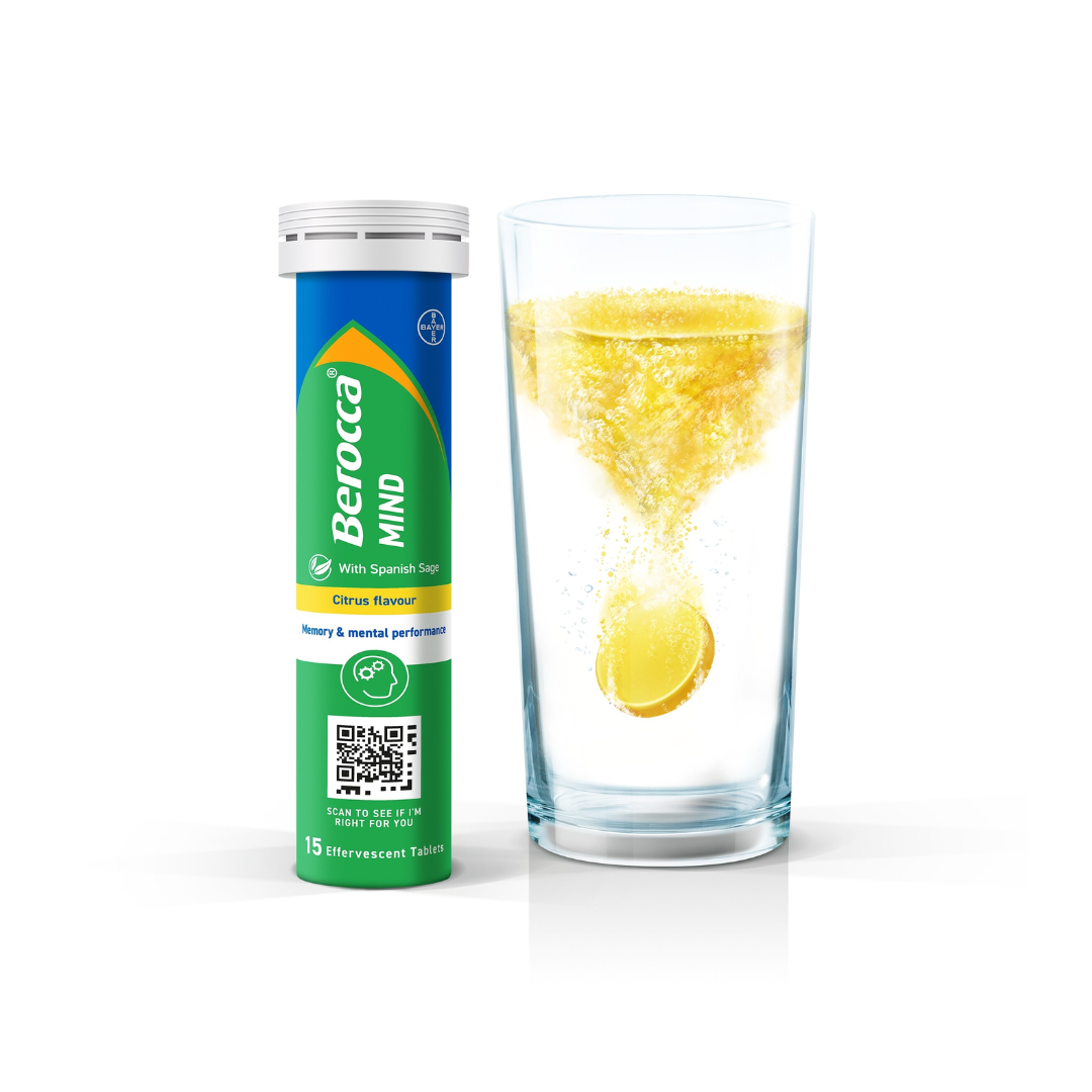 BEROCCA MIND CITRUS 15 TABS