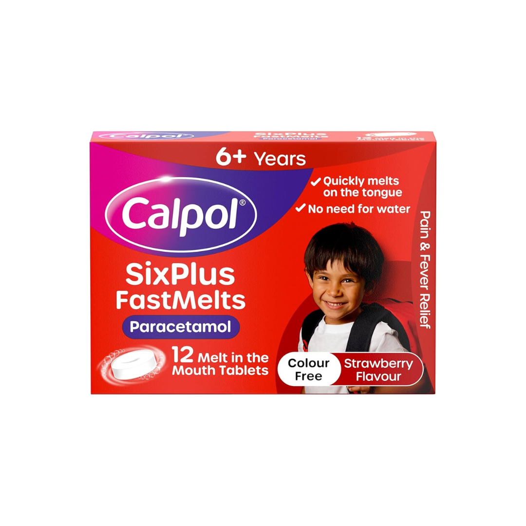 CALPOL 6+ FASTMELT TABLETS 12S