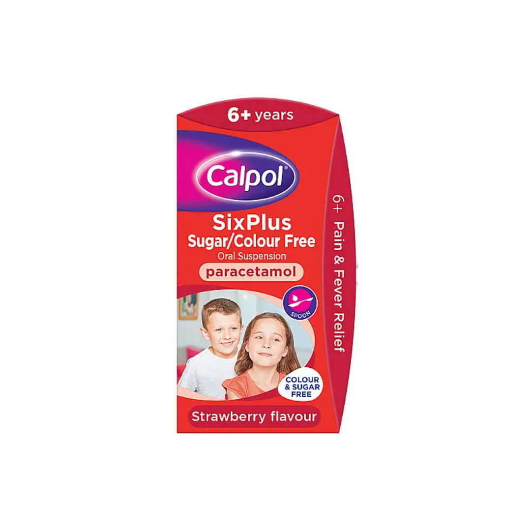 CALPOL SIX PLUS COLOUR & S/FREE 100ML