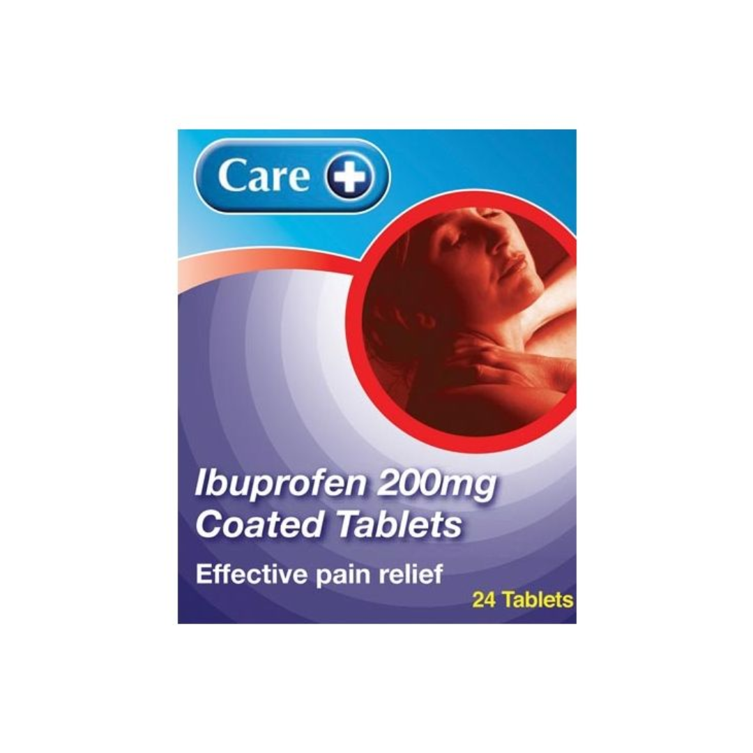 CARE IBUPROFEN TAB BP 200MG 24S