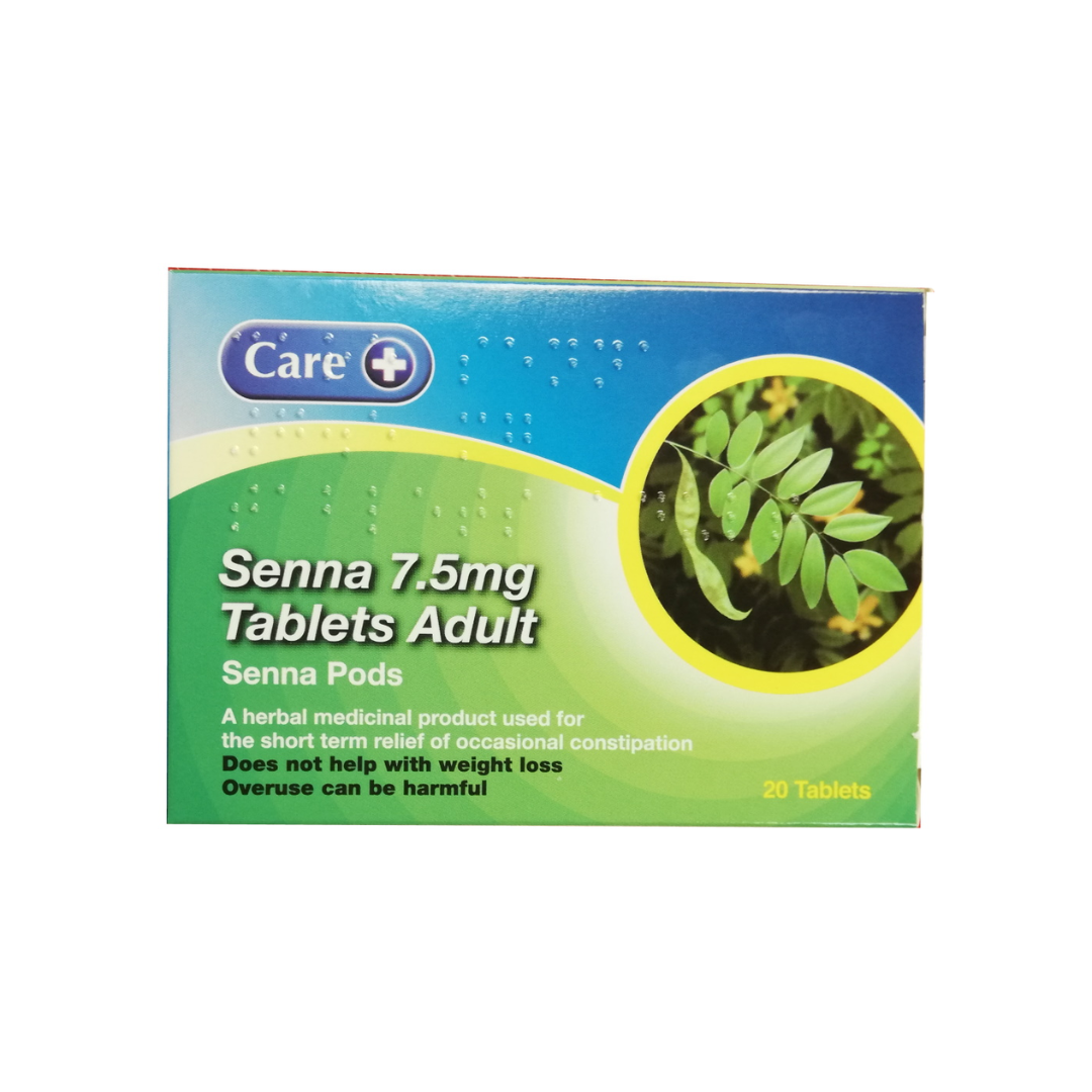 CARE SENNA LAXATIVE TAB 7.5MG 20S