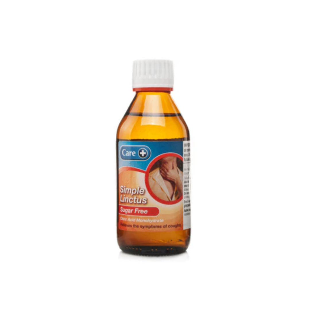 CARE SIMPLE LINCTUS SUGAR FREE 200ML