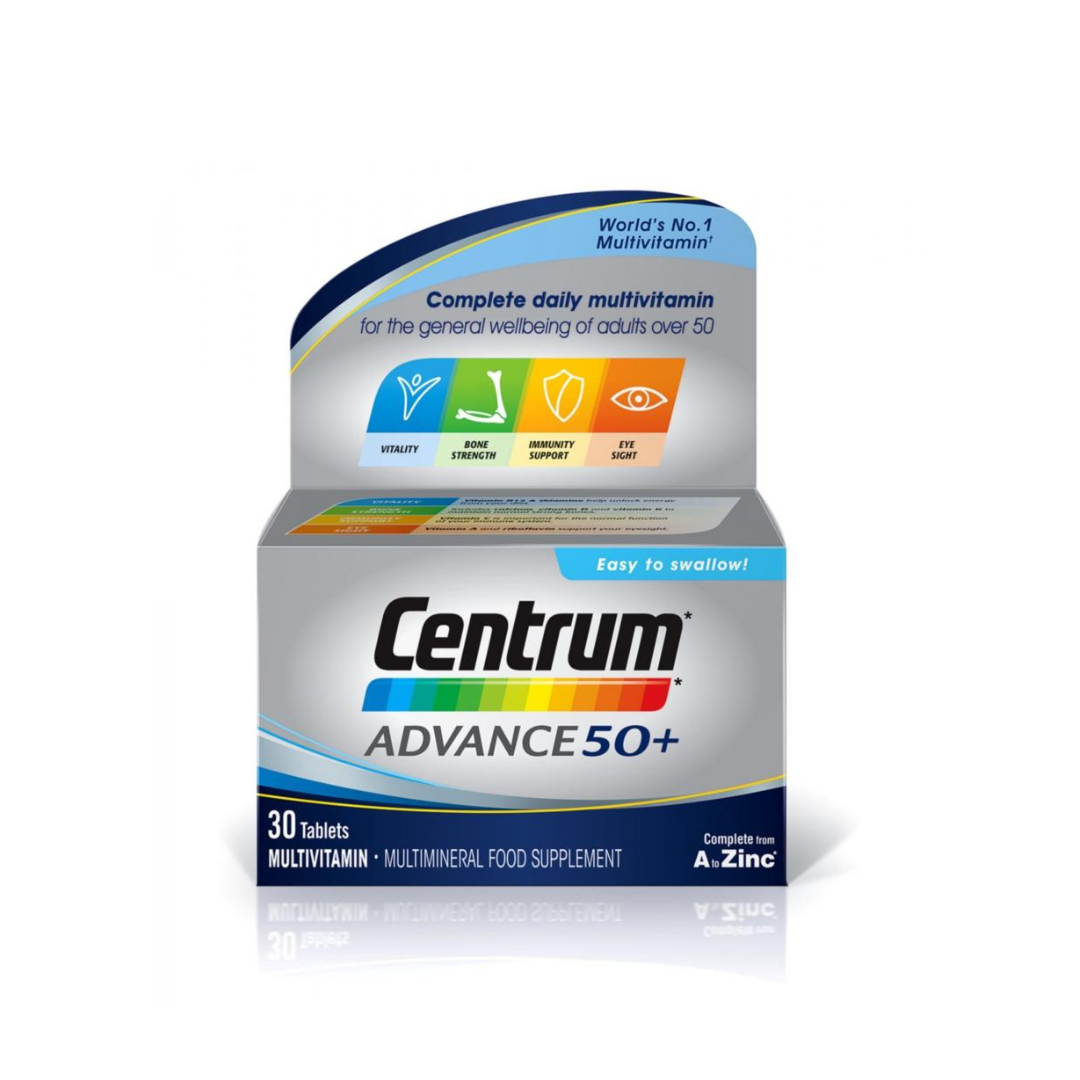 CENTRUM ADVANCE 50+ 30S