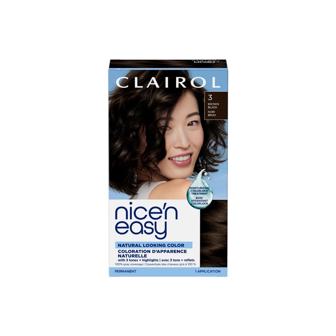 CLAIROL NICE N EASY 3 BROWN BLACK 1S
