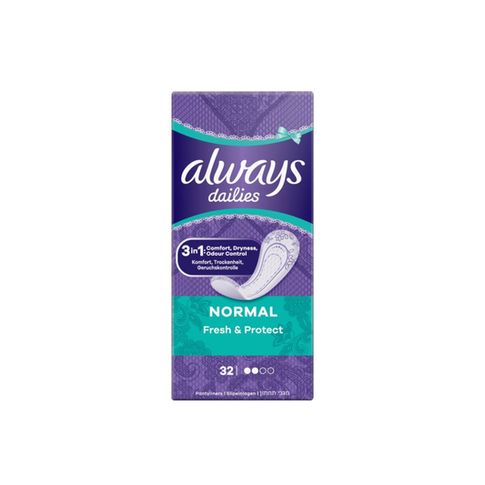 ALWAYS DAILIES NORMAL LINERS 32S