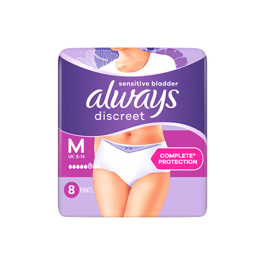 ALWAYS DISCREET PANTS NORMAL/MEDIUM 8S