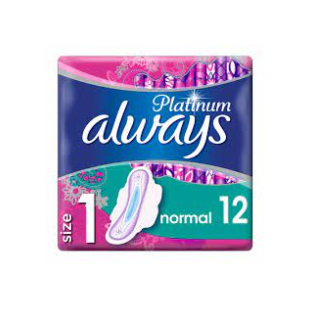 ALWAYS PLATINUM PADS NORMAL PLUS SP 12S