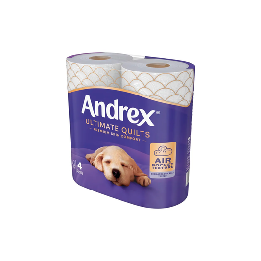 ANDREX ULTIMATE QUILTS TOILET ROLL 4ROLLS