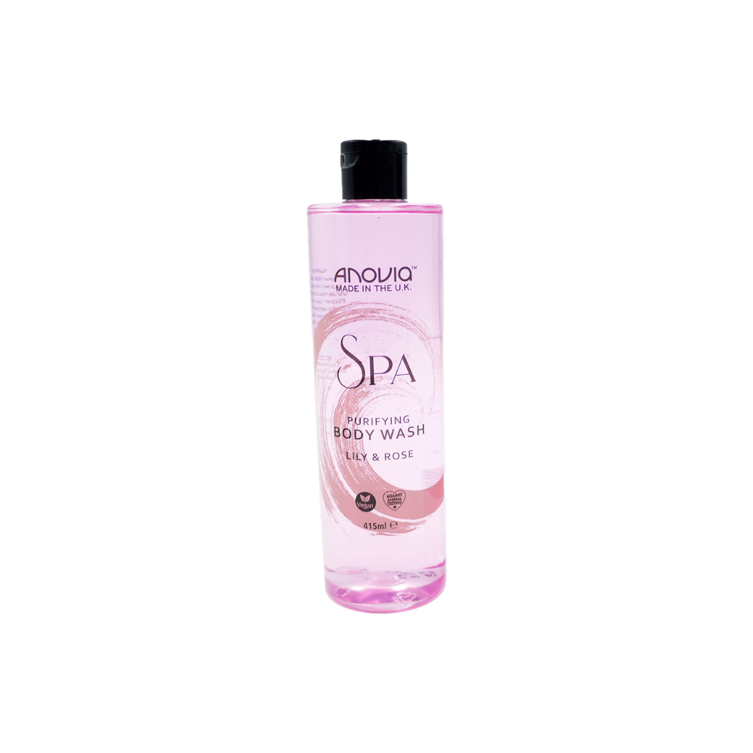 ANOVIA BODY WASH SPA LILY & ROSE 415ML