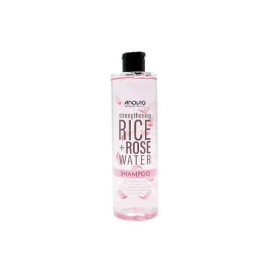 ANOVIA SHAMPOO ROSE & RICE WATER	415ML