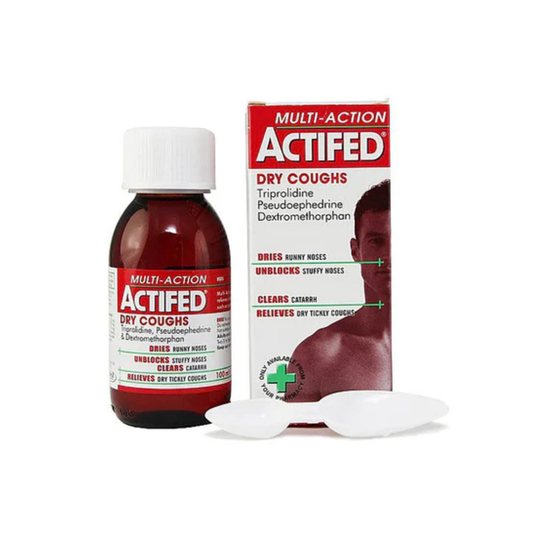 ACTIFED LINCTUS DRY COUGHS MULTI-ACTION