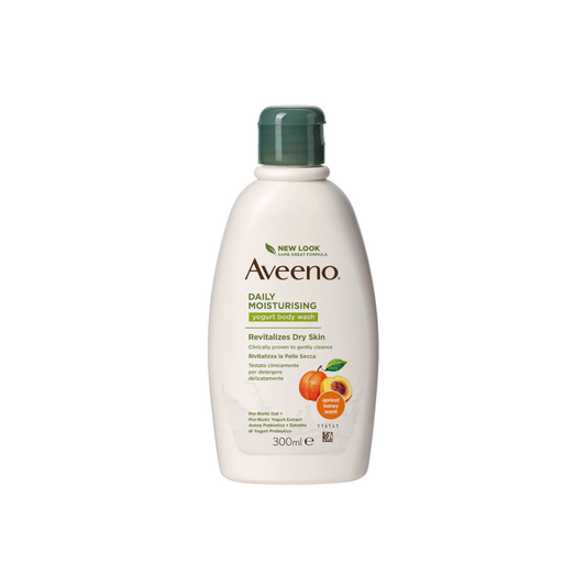 AVEENO BODYWSH APRICOT + HONEY 300ML