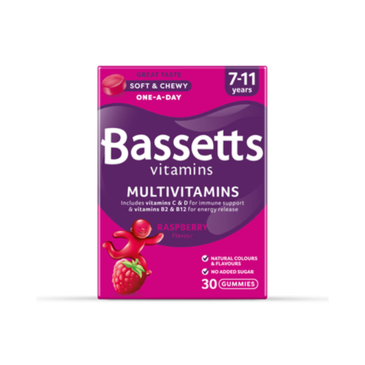 BASSETTS VITS 7-11 RASP	30'S