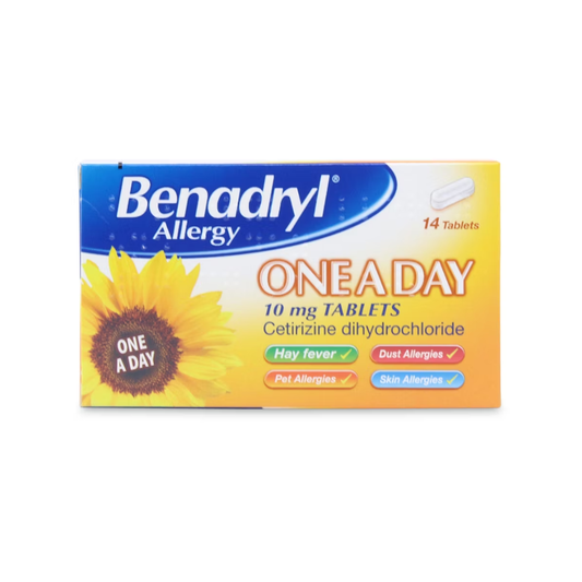 BENADRYL ONE A DAY RELIEF 14S