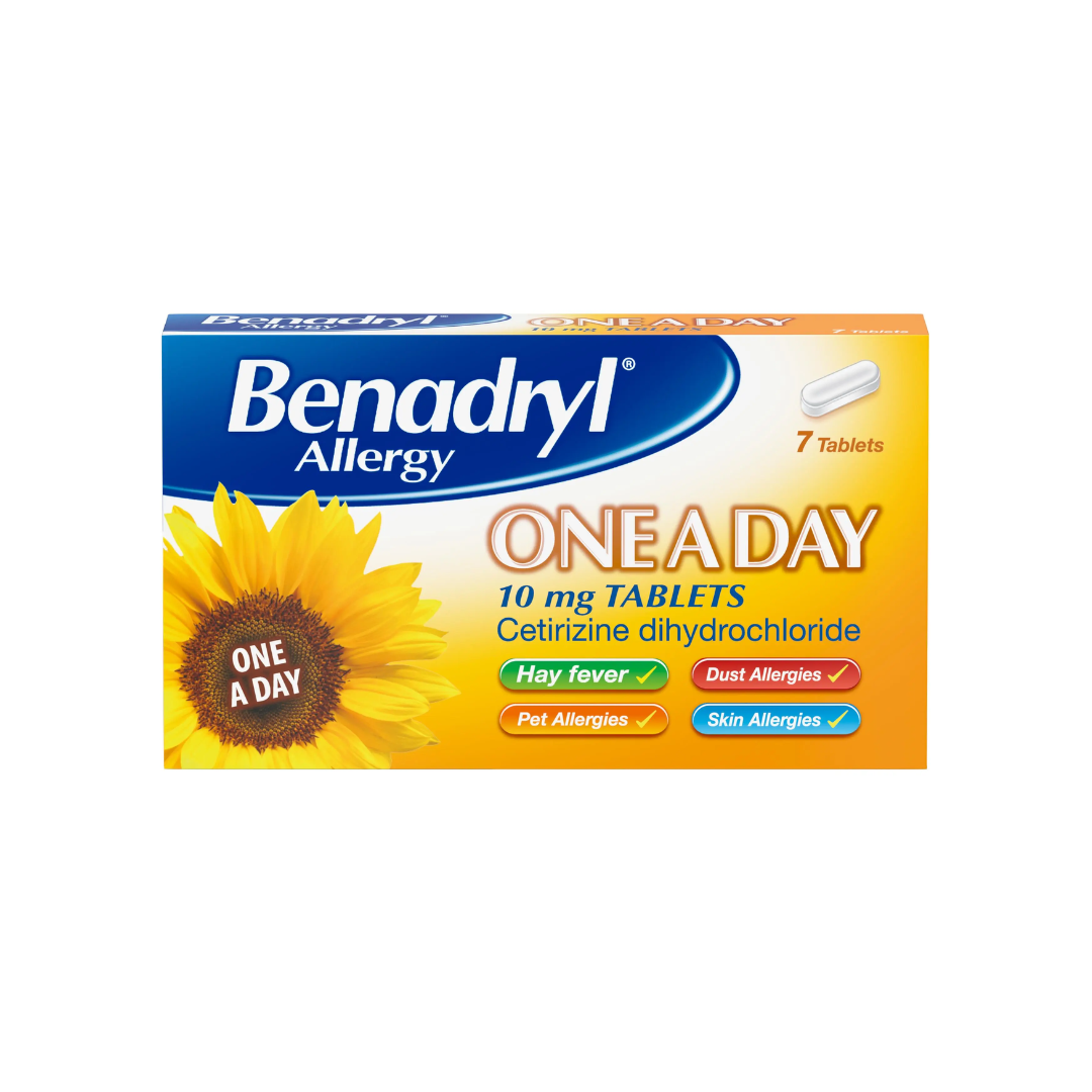 BENADRYL ONE A DAY RELIEF 7S