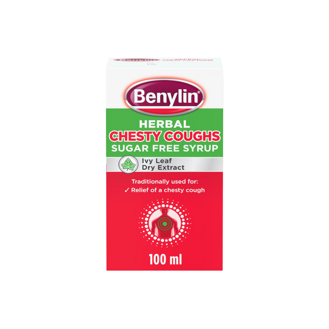 BENYLIN HERBAL CHESTY COUGH SF SYRUP 100ML