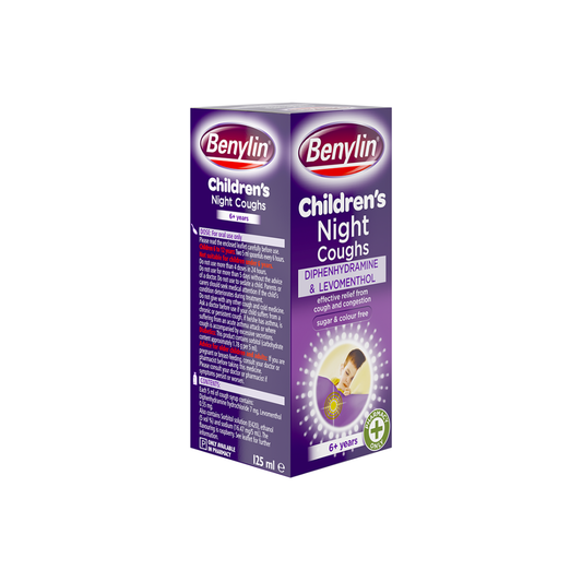 BENYLIN CHILDRENS NIGHT COUGH 125ML