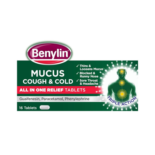 BENYLIN MUCUS COUGH ALL IN ONE TABLETS 16S