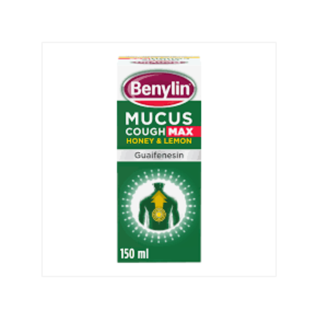 BENYLIN MUCUS COUGH MAX H/EY & L/MON 150ML