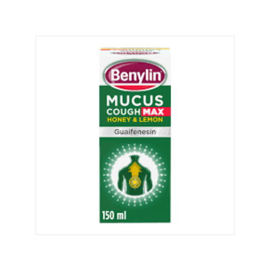 BENYLIN MUCUS COUGH MAX H/EY & L/MON 150ML