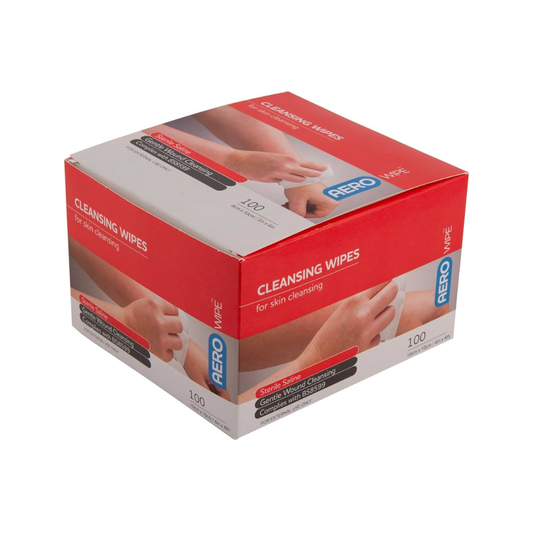 AERO STERILE CLEANSING WIPES 8CMX10CM