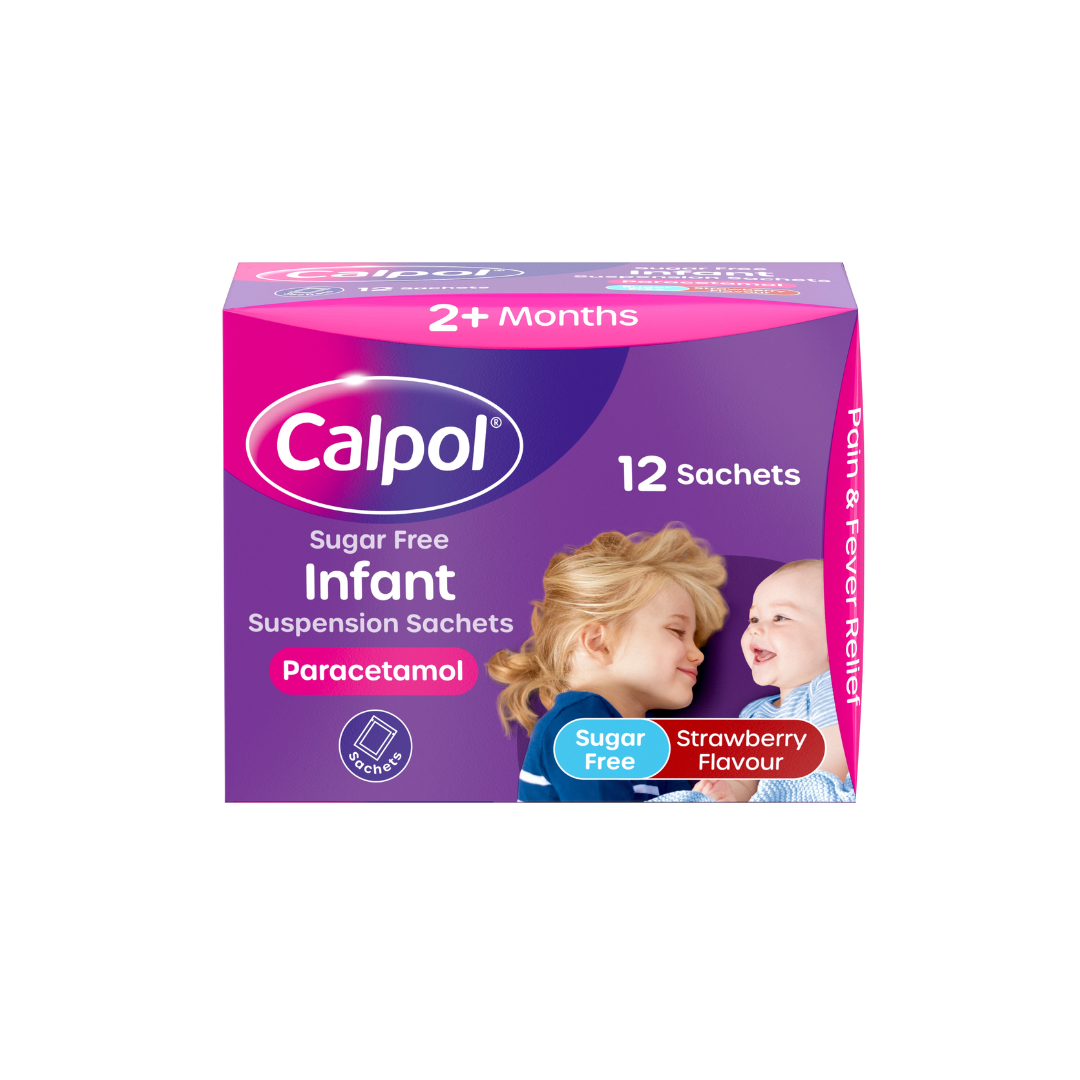 CALPOL INFANT SUSP S/FREE SACHETS	5ML X 12