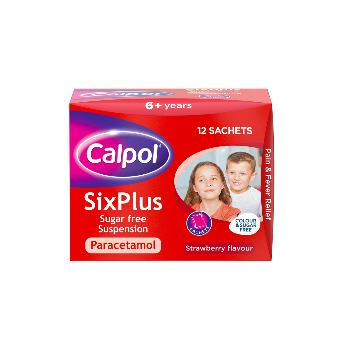 CALPOL SIX PLUS SACHETS S/F 12S