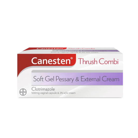 CANESTEN SOFT GEL COMBI 500MG CAP+2% CRM