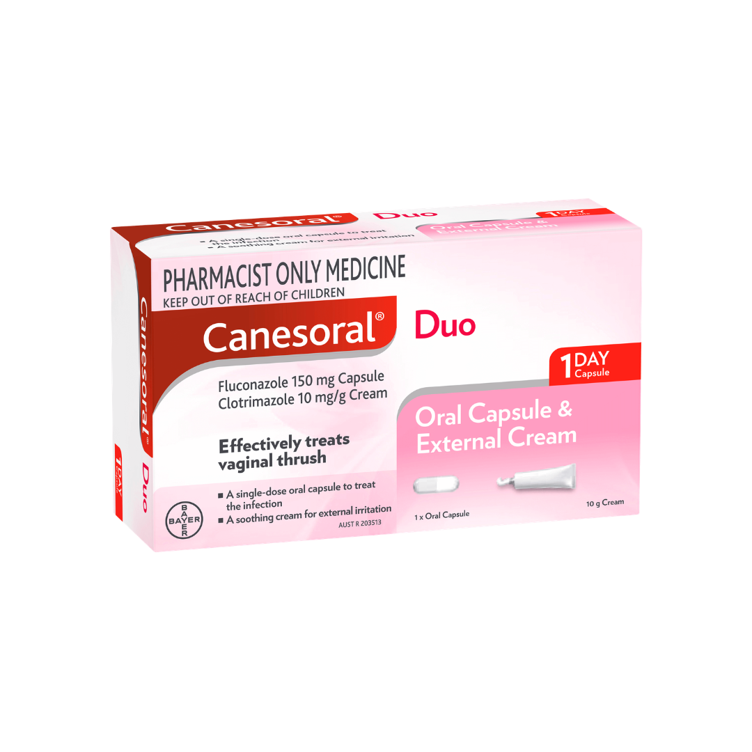 CANESTEN THRUSH FLUCONAZOLE DUO COM GB 1CAP