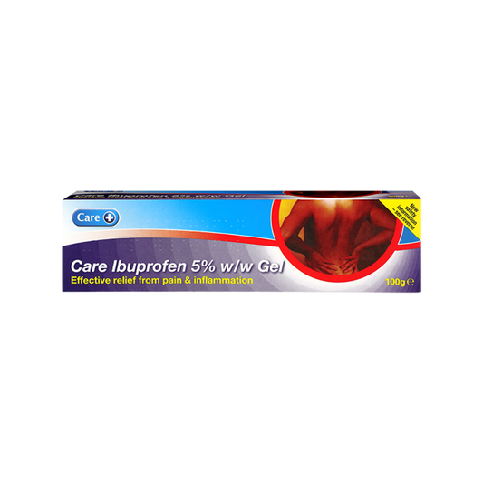 CARE IBUPROFEN GEL 5% 100G