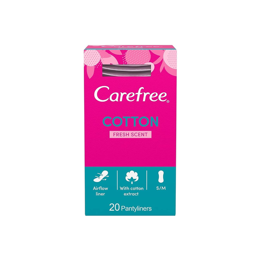 CAREFREE BREATHABLE P/LINERS SCENT FRESH	20S