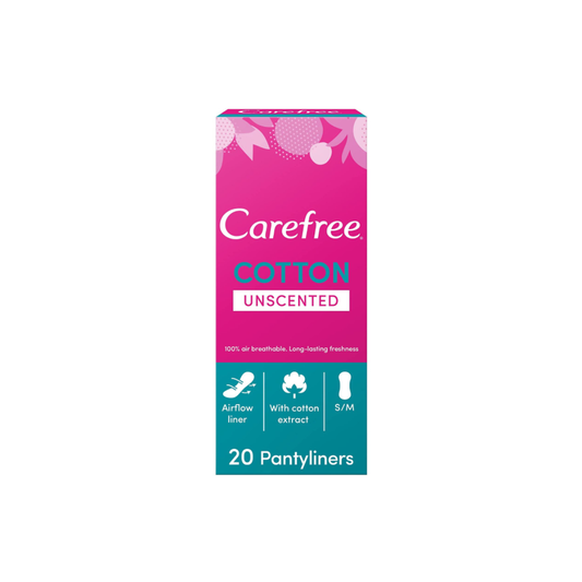CAREFREE BREATHABLE P/LINERS UNSCENTED 20S