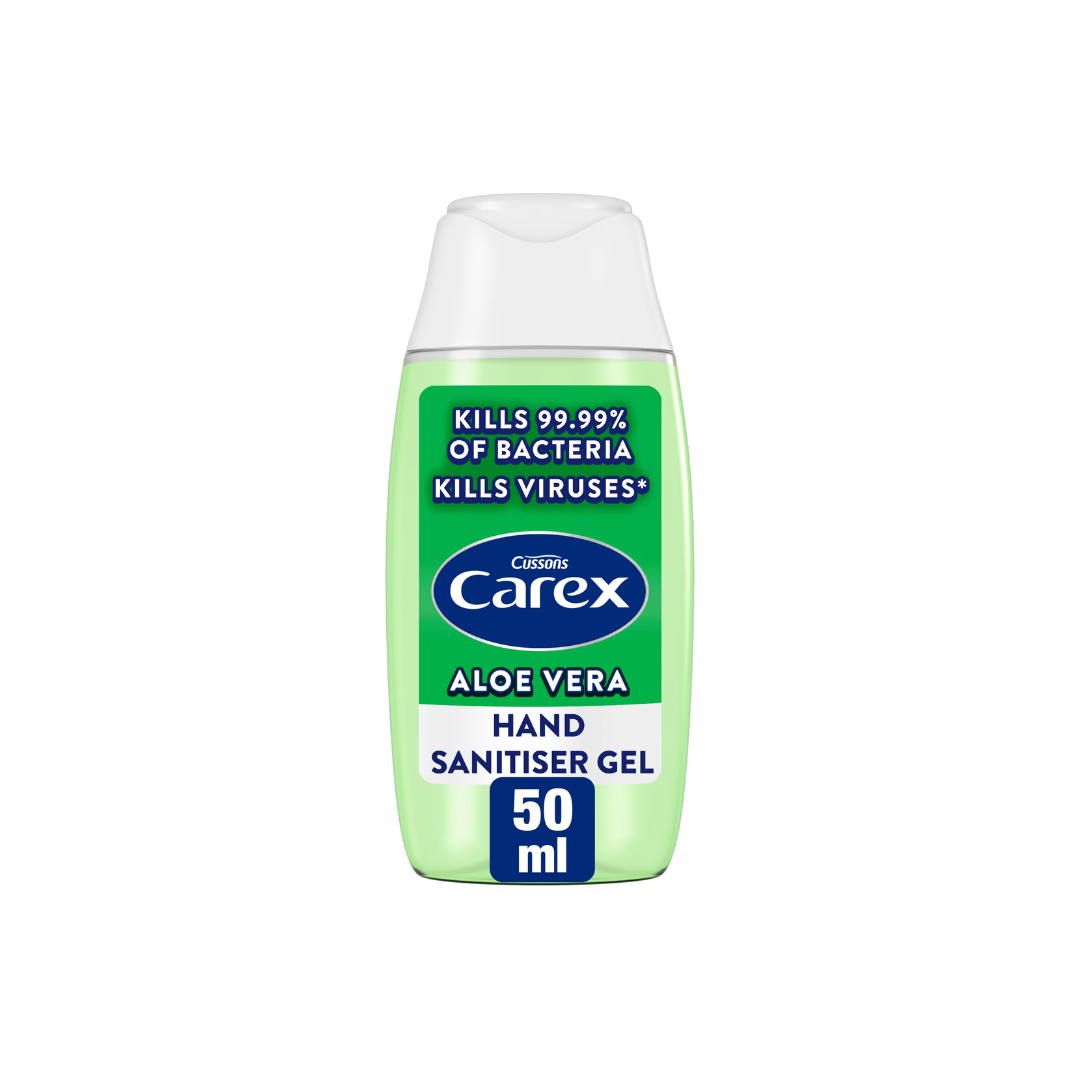 CAREX HAND GEL ANTIBACTERIAL ALOE VERA 50ML