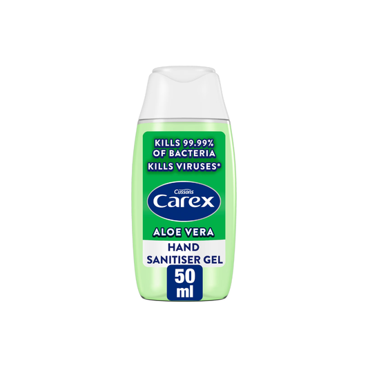 CAREX HAND GEL ANTIBACTERIAL ALOE VERA 50ML