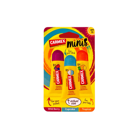 CARMEX ASS/TD MINI TUBE TRIO NON TINGLE 3X5G