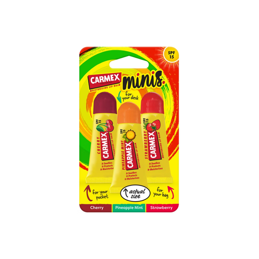 CARMEX ASSORTED MINI TUBE TRIO 3X5G