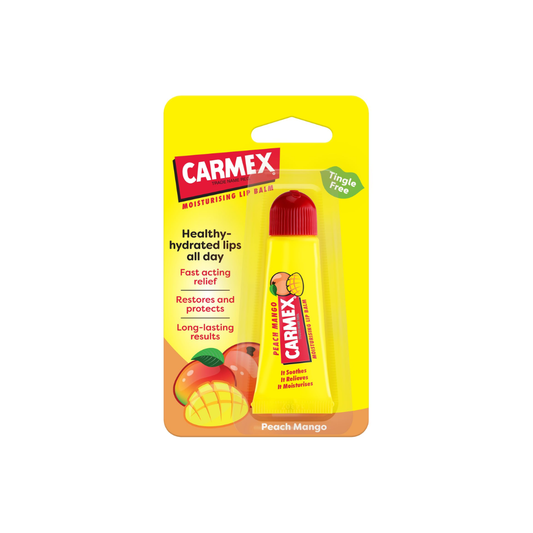 CARMEX PEACH & MANGO BURST LIP BALM TUBE 10G