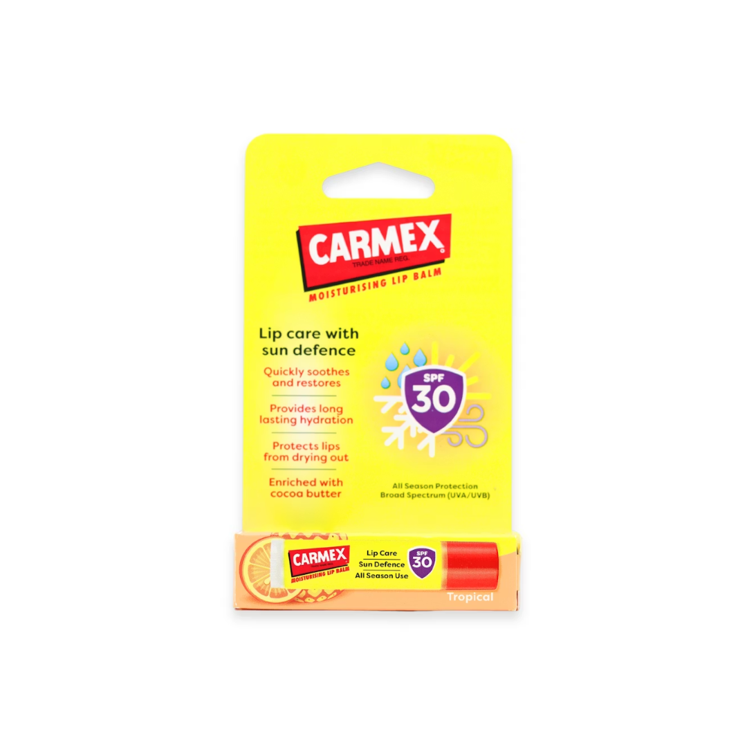 CARMEX TROPICAL LIP BALM STICK SPF30 4.25G