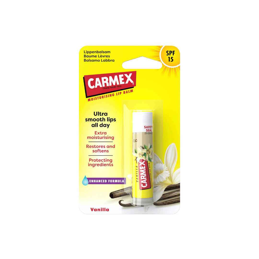 CARMEX VANILLA LIP BALM STICK SPF15 4.25G